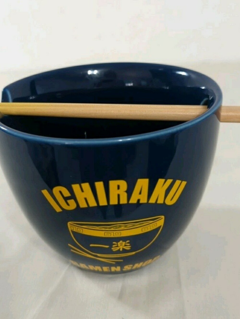 Naruto Shippuden Ichiraku Ramen Shop Hidden Leaf Village 24oz Ramen Bowl 2007
